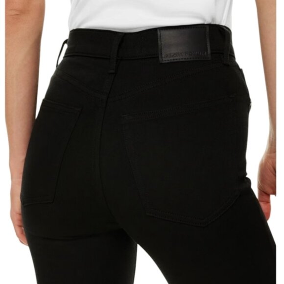 Denim Forum The Lola High Rise Skinny Black Jeans Size 26 - Picture 16 of 16